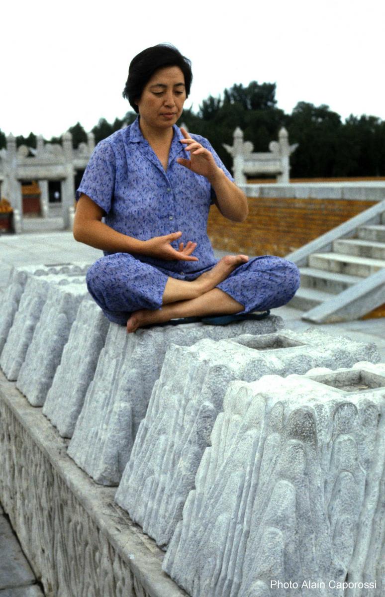 Méditation. Autel de la Terre de Pékin